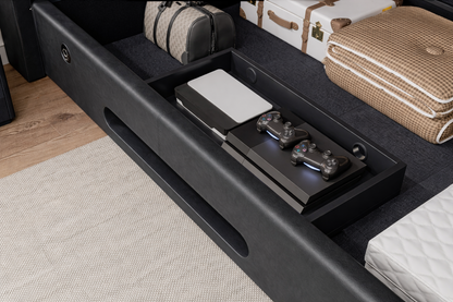 Amber 4.1 Multimedia Ottoman Storage TV Bed Frame (Sample)