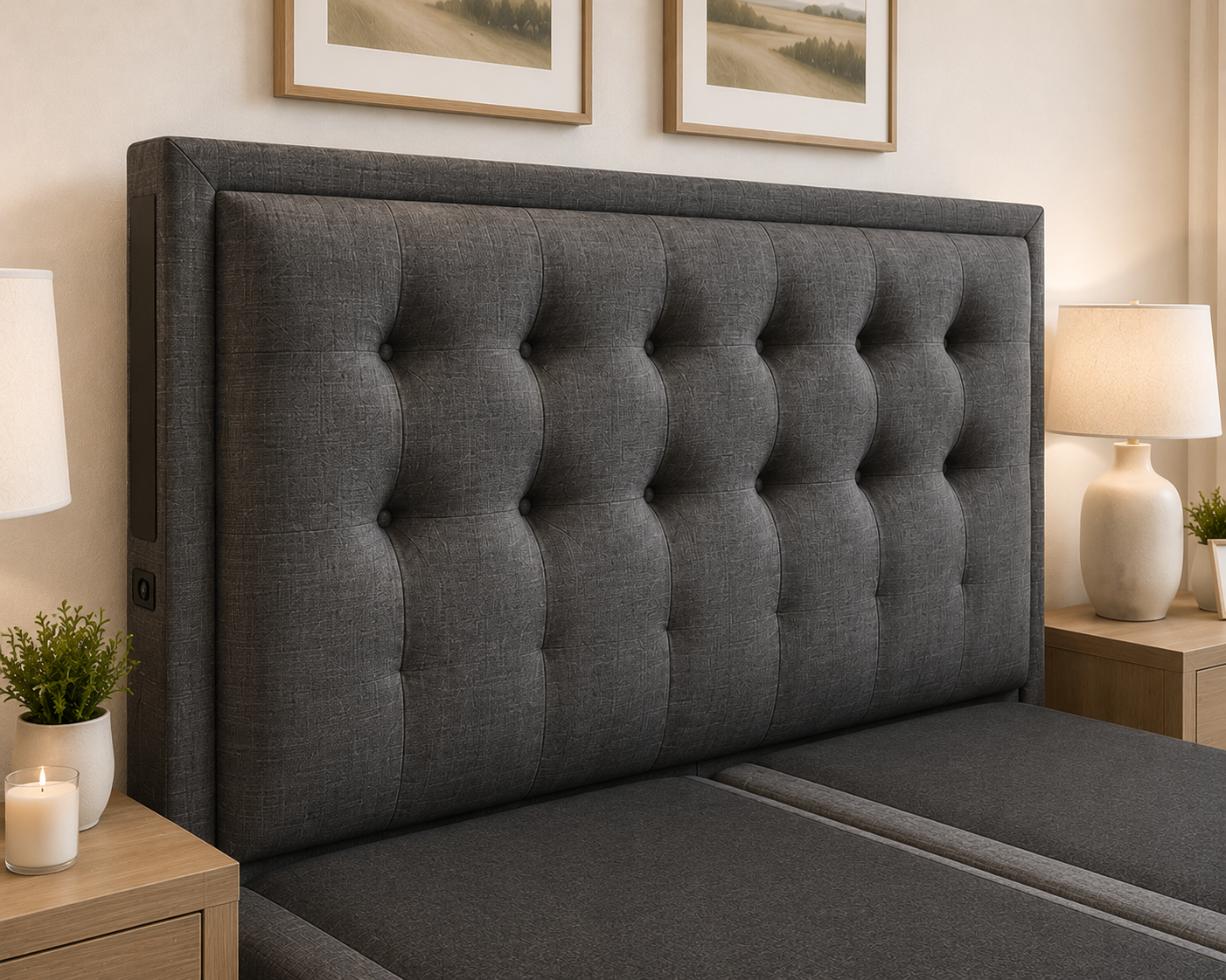 The Adjustable Titan 4.1 TV Bed – Now with a FREE 43” LG Smart TV!