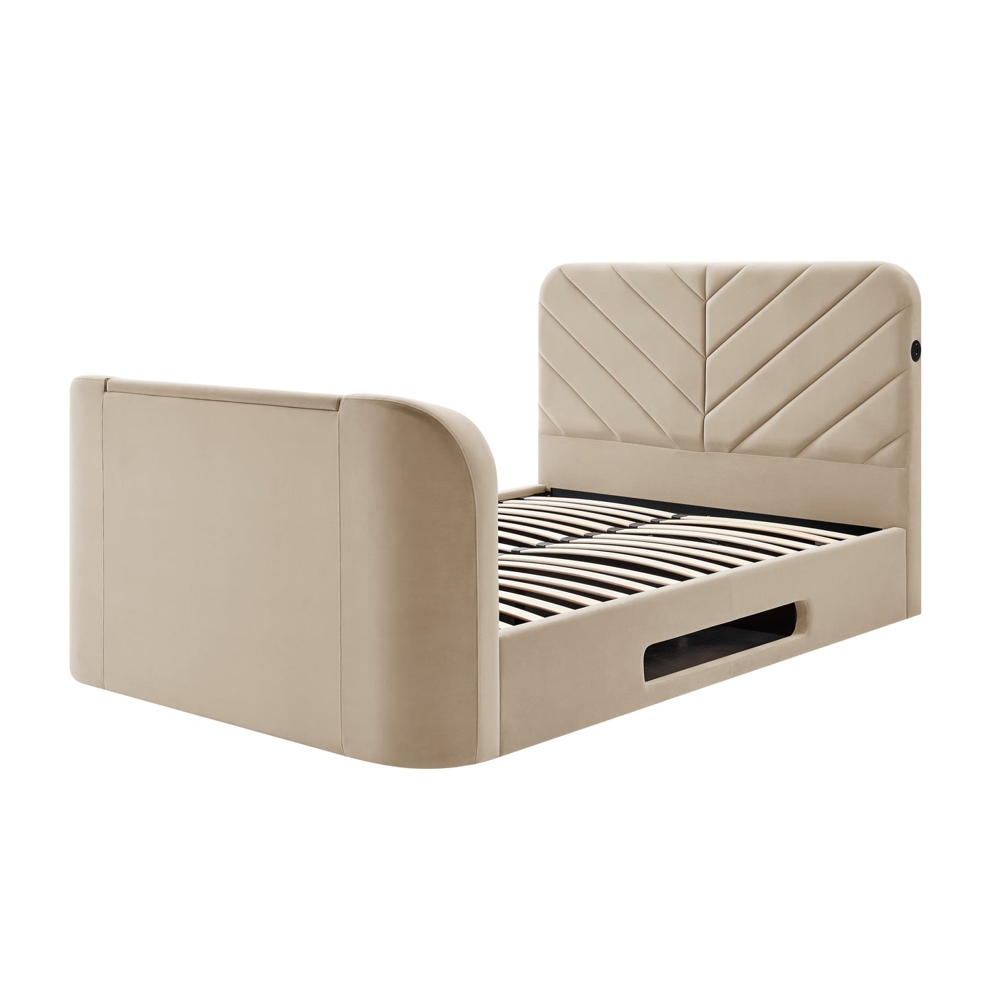 Chevron 2.1 Smart TV Bed Frame