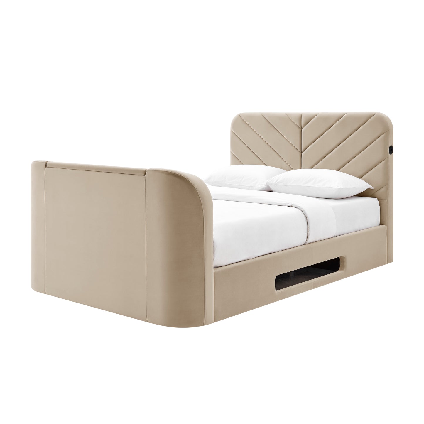 Chevron 2.1 Smart TV Bed Frame