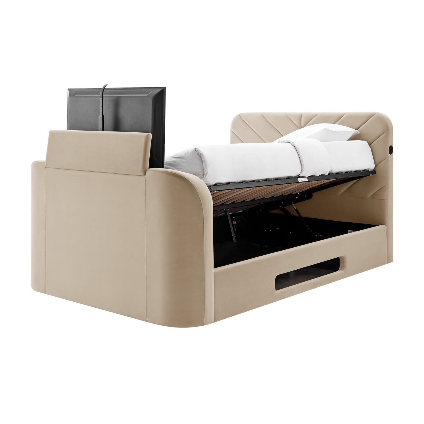 Chevron 2.1 Smart TV Bed Frame