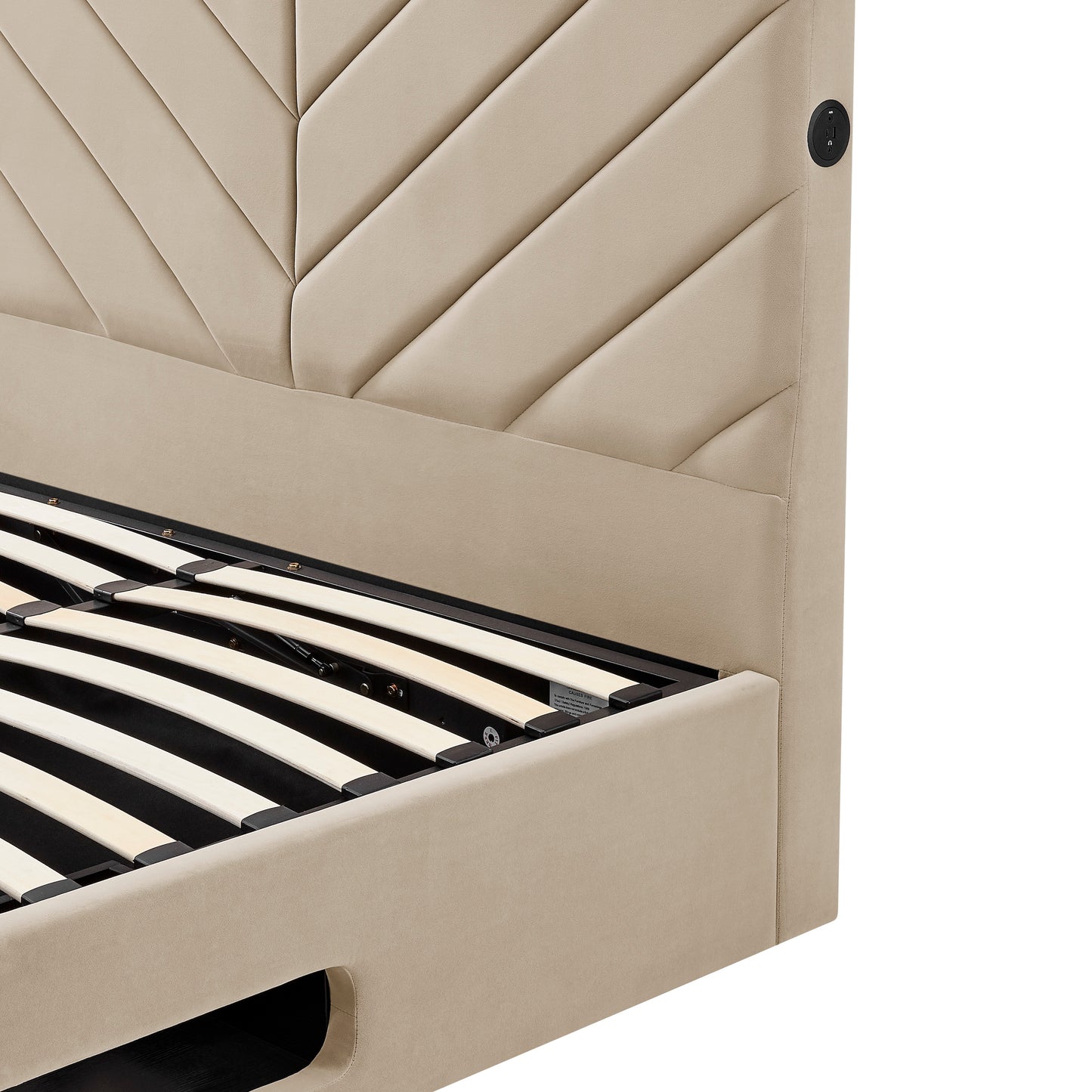Chevron 2.1 Smart TV Bed Frame