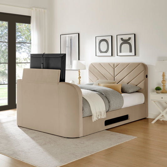 Chevron 2.1 Smart TV Bed Frame