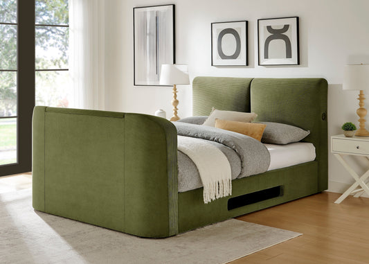Cordy 2.1 Storage & Speaker TV Bed Frame