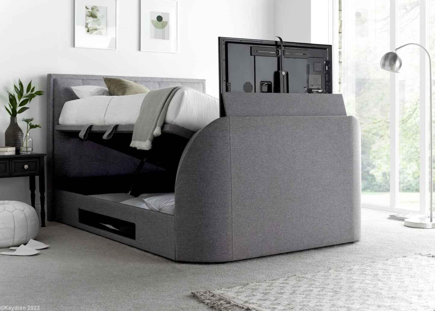 Falmer Ottoman Storage TV Bed Frame
