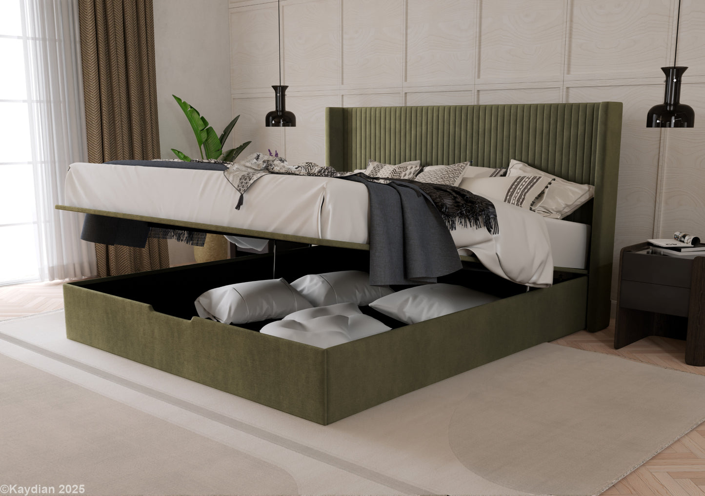 Hartley Ottoman Bed Frame