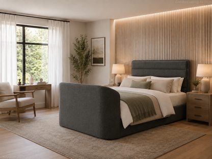 Legend 4.1 Multi Media Slatted TV Bed Frame