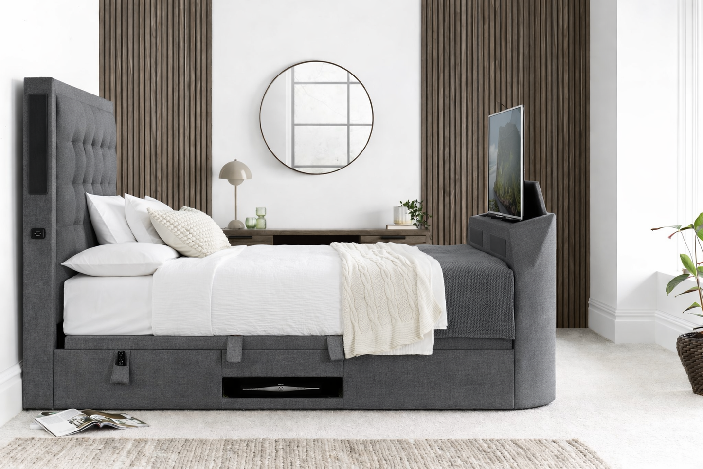 Titan 4.1 Multi Media Ottoman Storage TV Bed Frame