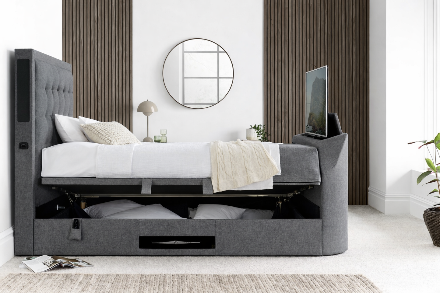 Titan 4.1 Multi Media Ottoman Storage TV Bed Frame