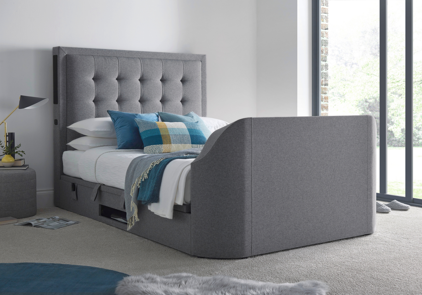 Titan 4.1 Multi Media Ottoman Storage TV Bed Frames
