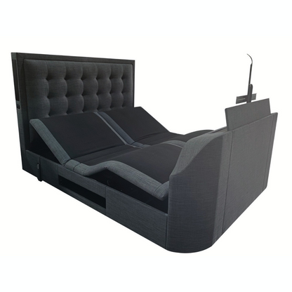The Adjustable Titan 4.1 Multi Media TV Bed with a free 43" LG Smart TV - TV Beds Northwest - adjustabletvbed -