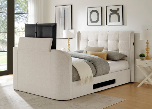 Wafer 2.1 Multimedia TV Bed Frame