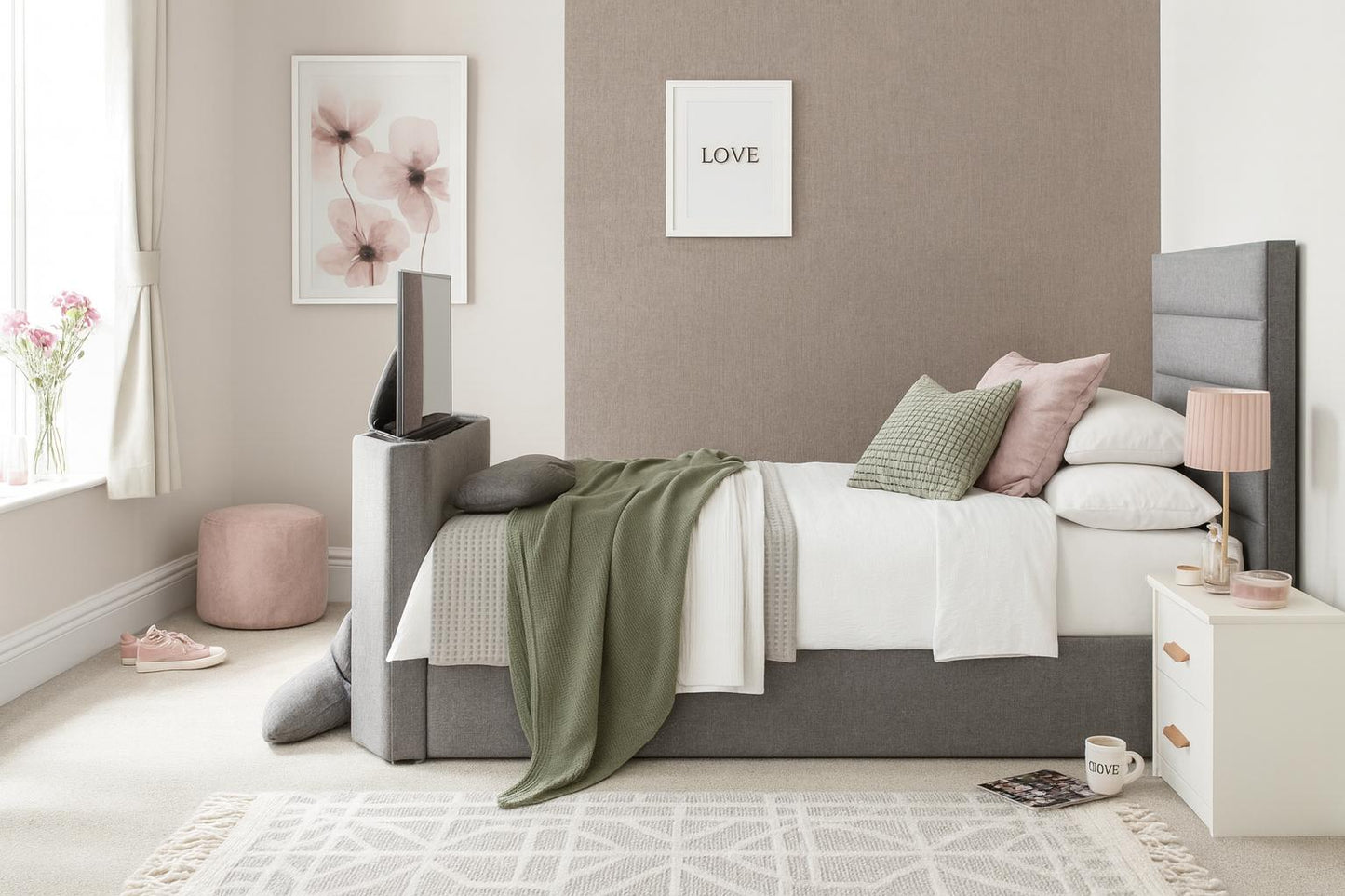 VOX TV Bed - Voice Activated TV Bed frame