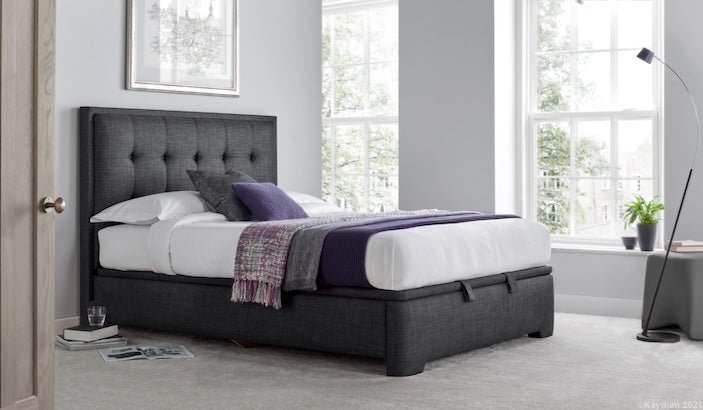 Falstone Ottoman Storage Bed - Slate Grey - TV Beds Northwest - FALFL135SL - doubleottoman - doubleottomanstorage