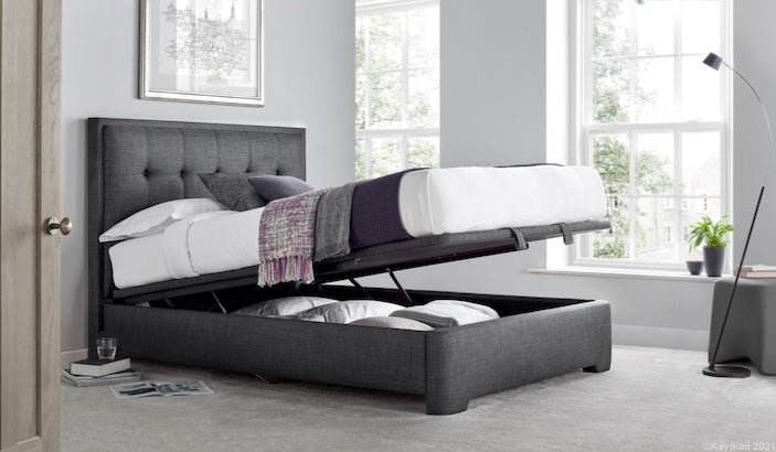 Falstone Ottoman Storage Bed - Slate Grey - TV Beds Northwest - FALFL135SL - doubleottoman - doubleottomanstorage