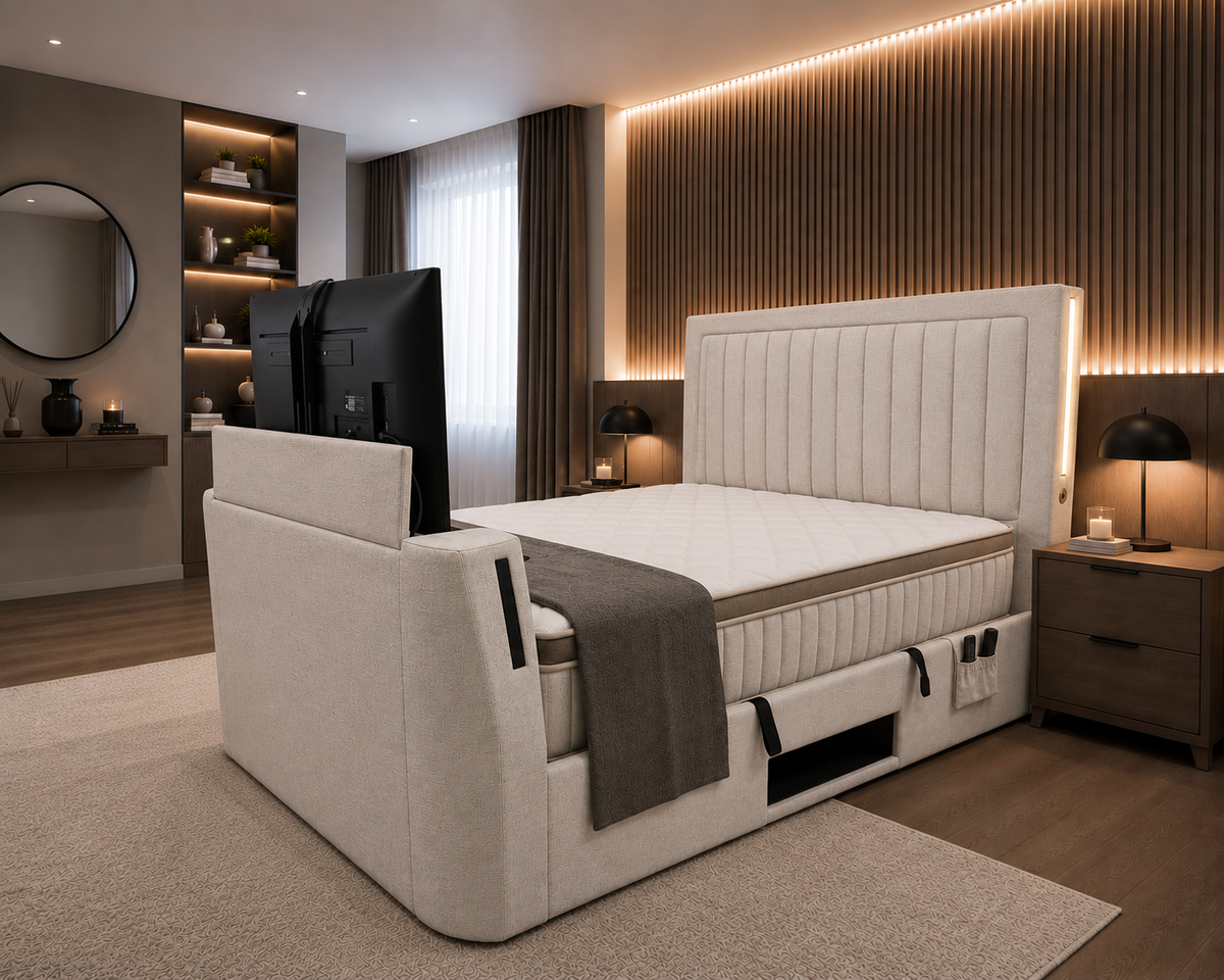 Echo Dolby Atmos & DTS:X 3d Surround Sound Ottoman TV Bed
