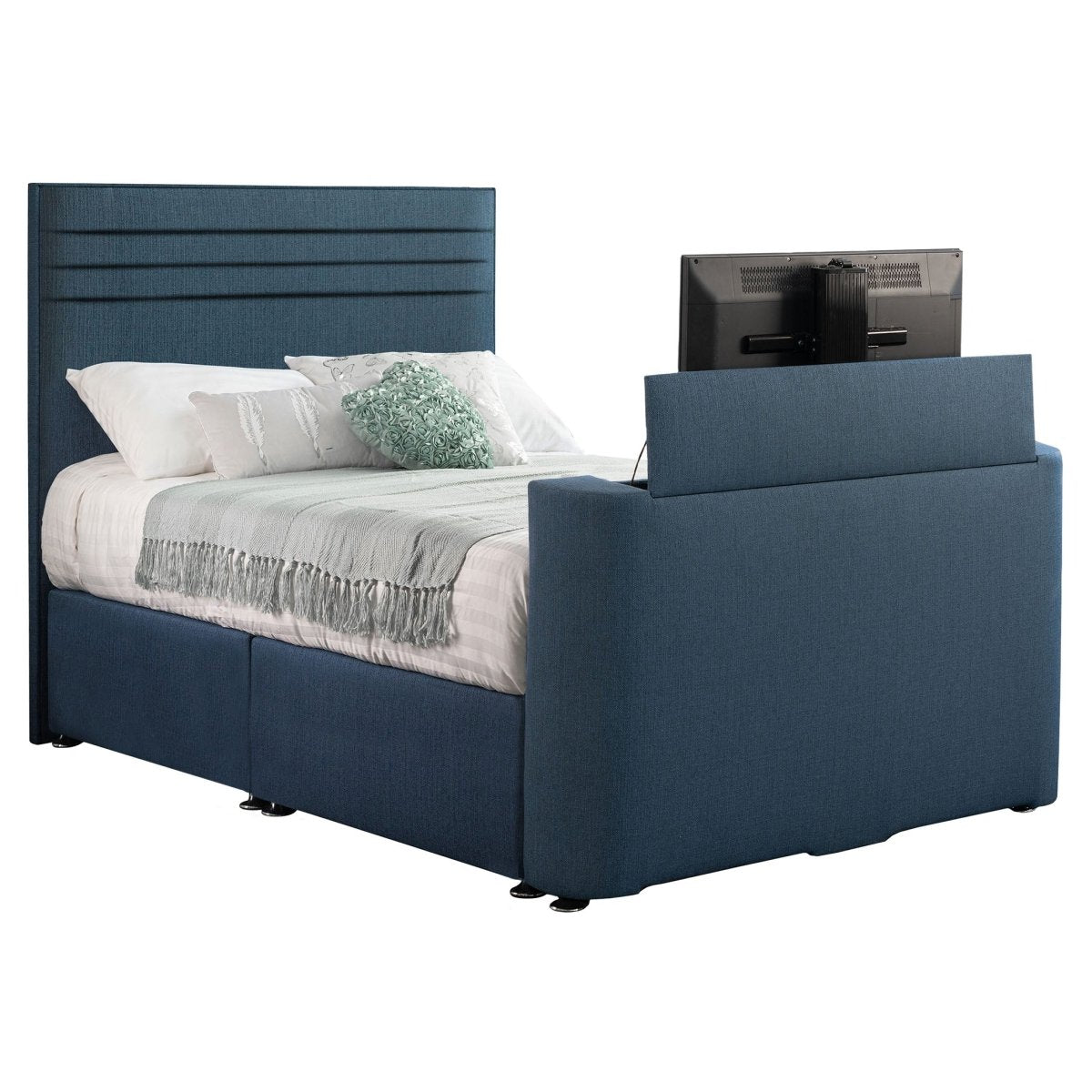 Sweet Dreams Image Chic TV Bed with Storage Options - TV Beds Northwest - INIMA-CHI135PT4DCHATS - choose your colour tvbed - doubletvbed