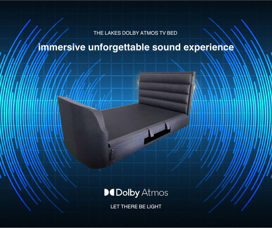 The Lakes Dolby Atmos TV Bed - Let there be light by TV Beds Northwest in LAK150SL only at TV Beds Northwest