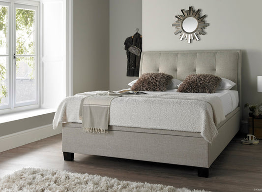 Accent Ottoman Storage Bed Frame - Marbella Grey - TV Beds Northwest - ACC135MDG - doubleottoman - doubleottomanstorage