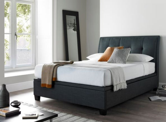 Accent Ottoman Storage Bed Frame - Slate Grey - TV Beds Northwest - ACC135SL - doubleottoman - doubleottomanstorage