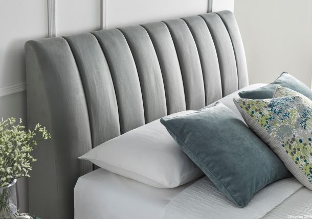 Lanchester Ottoman Storage Bed - Velvet Plume Grey - TV Beds NorthwestLAN135PLU
