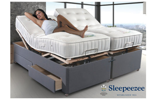 Sleepeezee Latex 1000 Adjustable Bed Mattress - TV Beds Northwest - 75cmkingsizeadjustablematt - 90cmsuperkingadjustablemattress